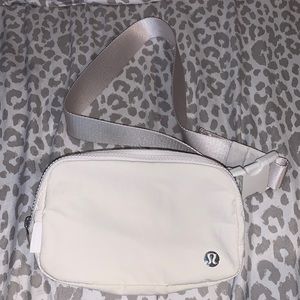 Like New Lululemon White Opal Belt Bag